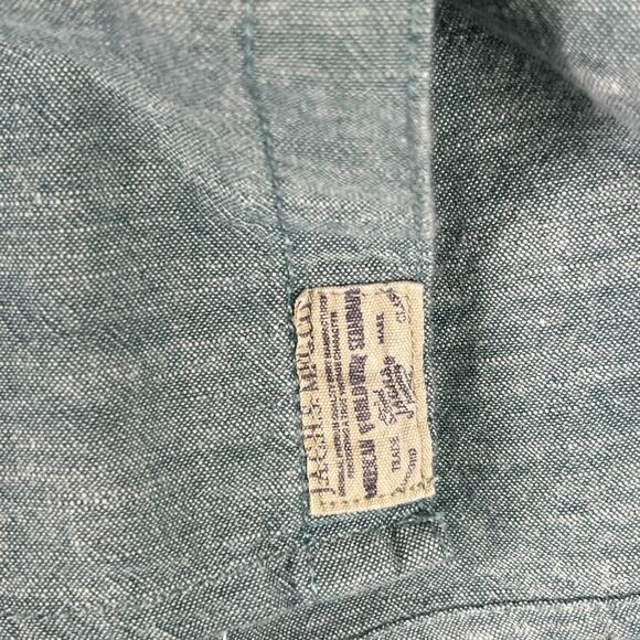 Jachs Shirt Mens Small Blue Classic‎ Fit Woven Board Beach Southwest Button-Up - Picture 4 of 9